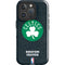 NBA Boston Celtics Black Secondary Logo iPhone 16 Pro Impact Case